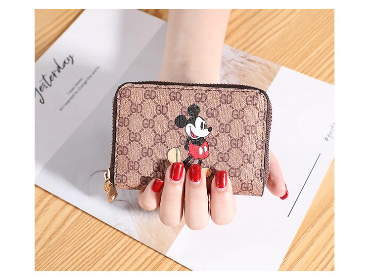 [HCM]Ví cầm tay nữ mini in hình chuột dễ thương