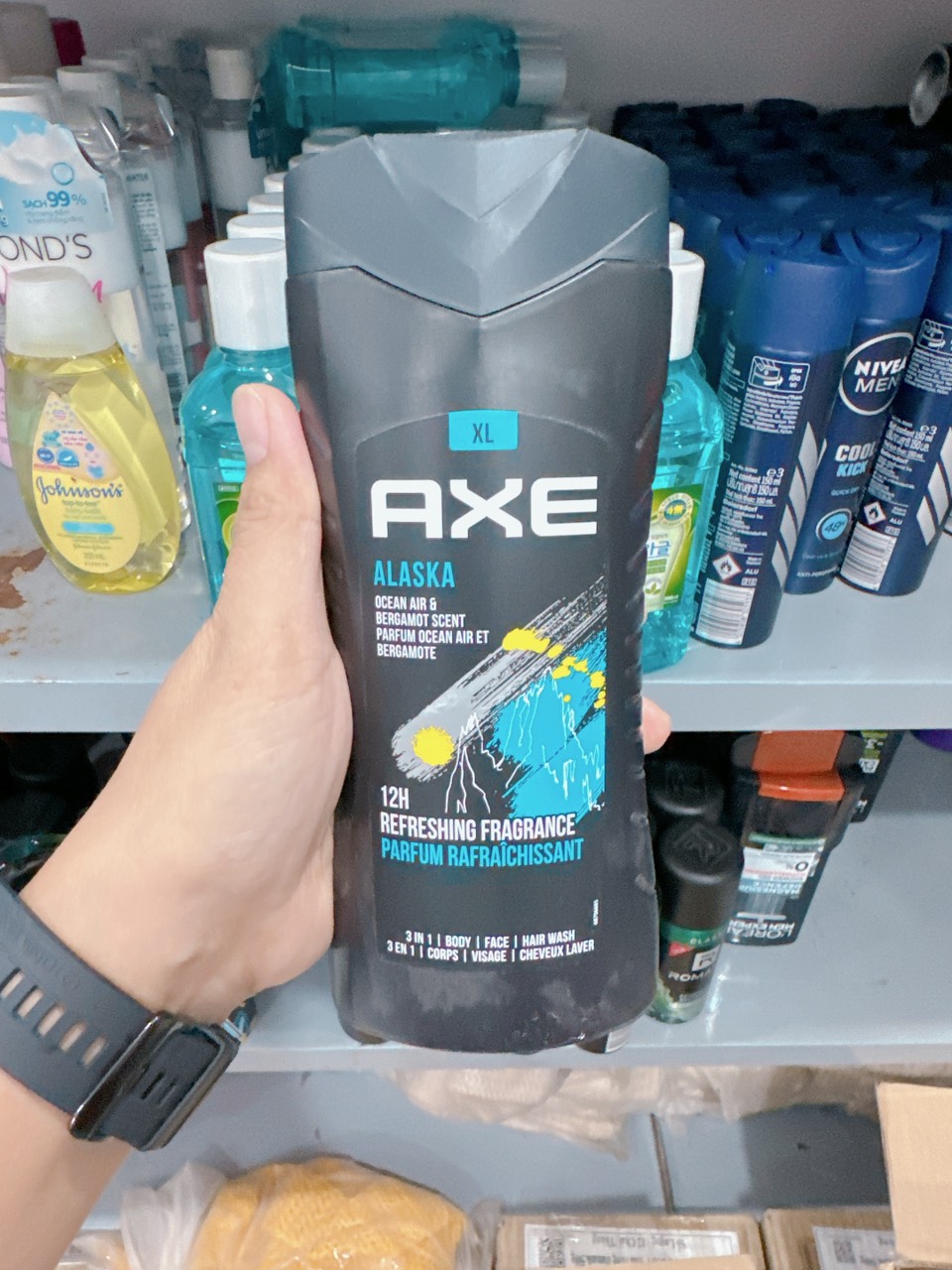 sữa tắm AXE for men 400ml XL - alaska body