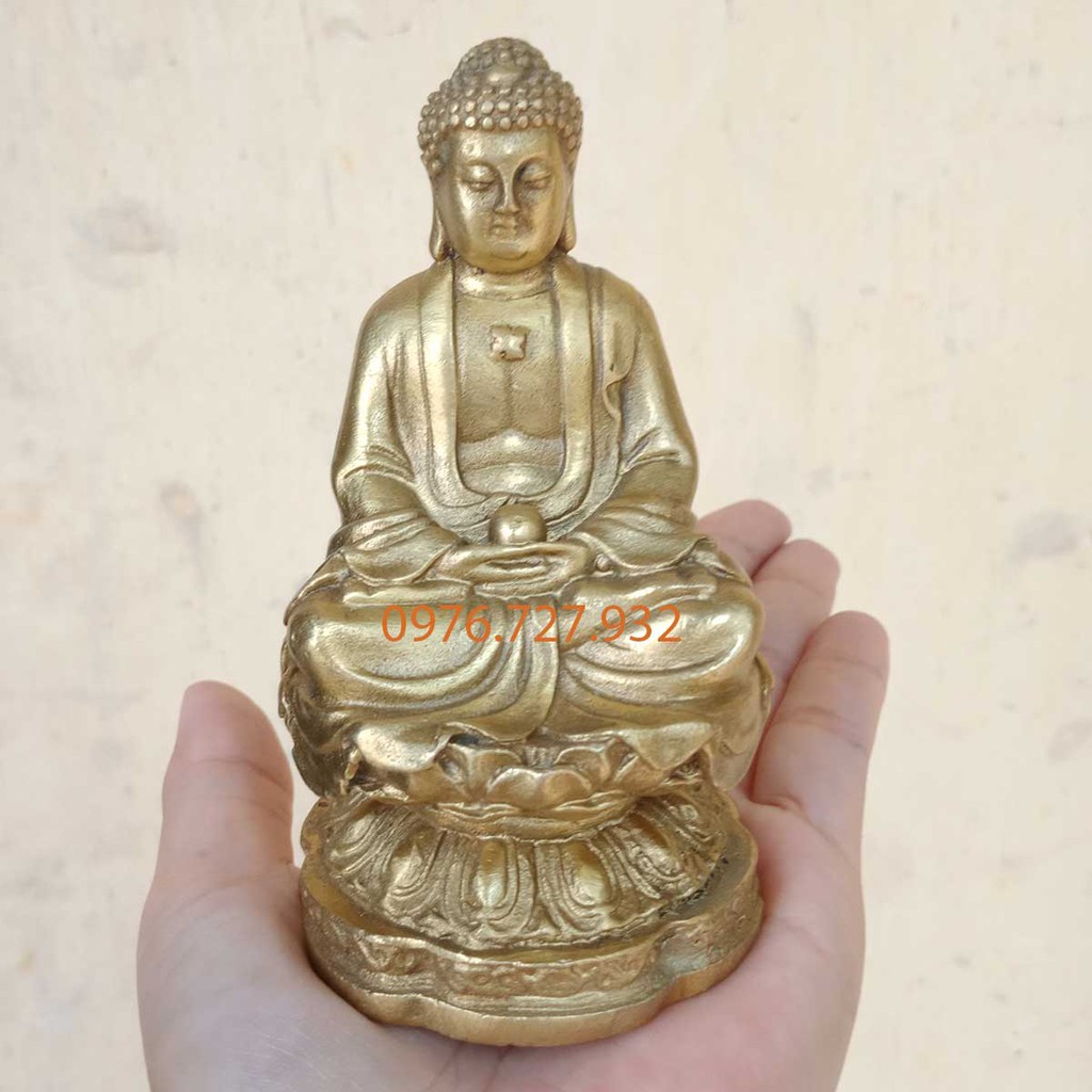 Tượng phật adida cỡ nhỏ để xe ô tô cao 10cm, tượng phật để xe oto
