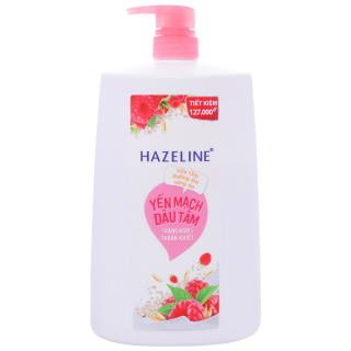 [HCM]Sữa tắm Hazeline yến mạch dâu tằm match lựu đỏ 1.2kg sữa tắm dưỡng ẩm sáng da rạng ngời thuần khiết thumbnail
