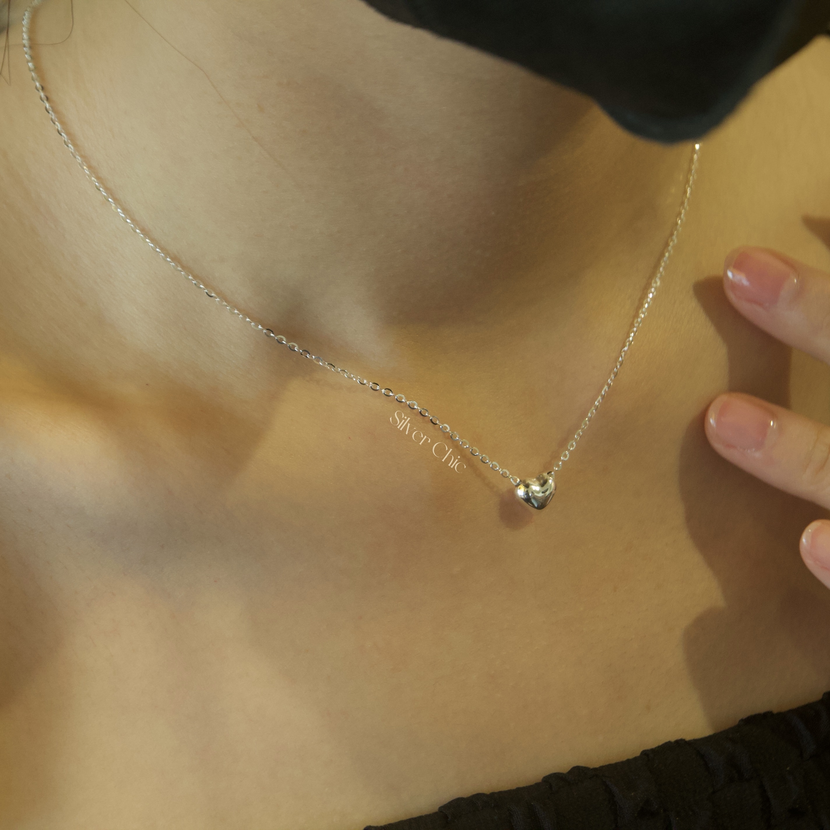 Dây chuyền bạc My Heart Is Your SILVER CHIC DC01 bạc 925