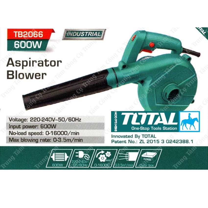 MÁY THỔI BỤI Thổi hơi 400W TOTAL TB2046