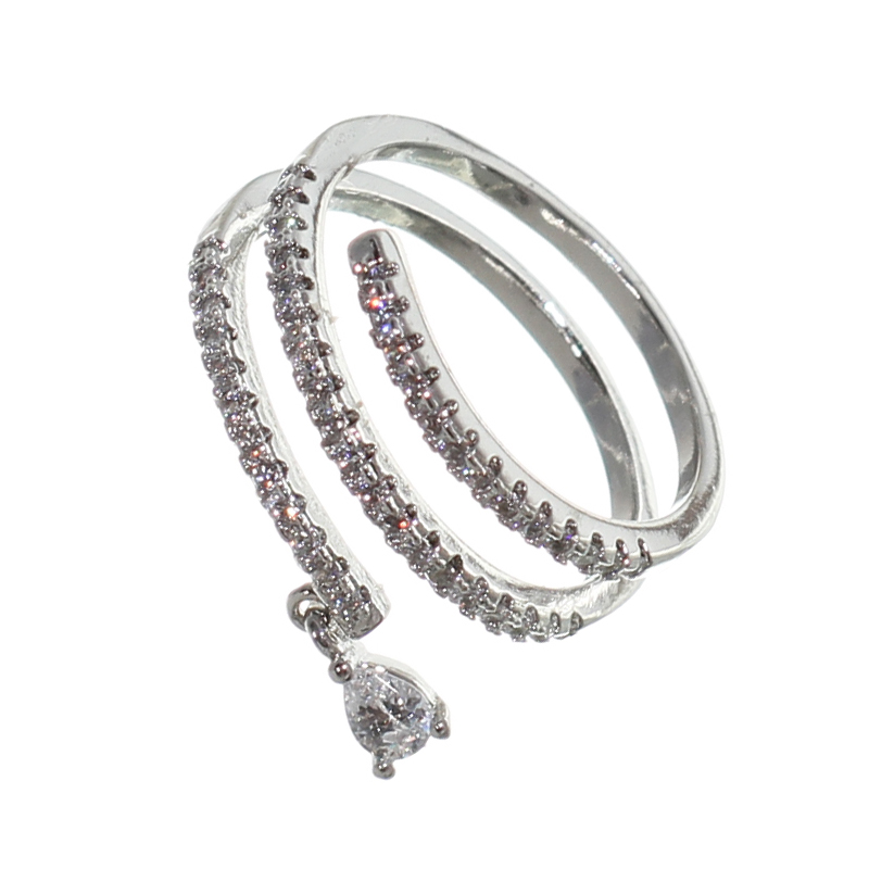 Nhẫn mạ Bạc cao cấp Tuesday Love MK373