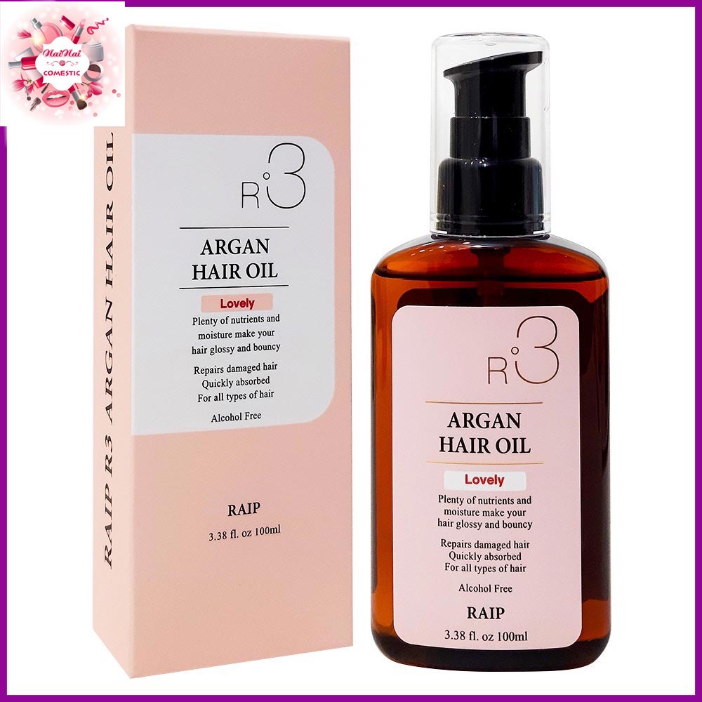 Dầu dưỡng tóc Argan oil Raip R3