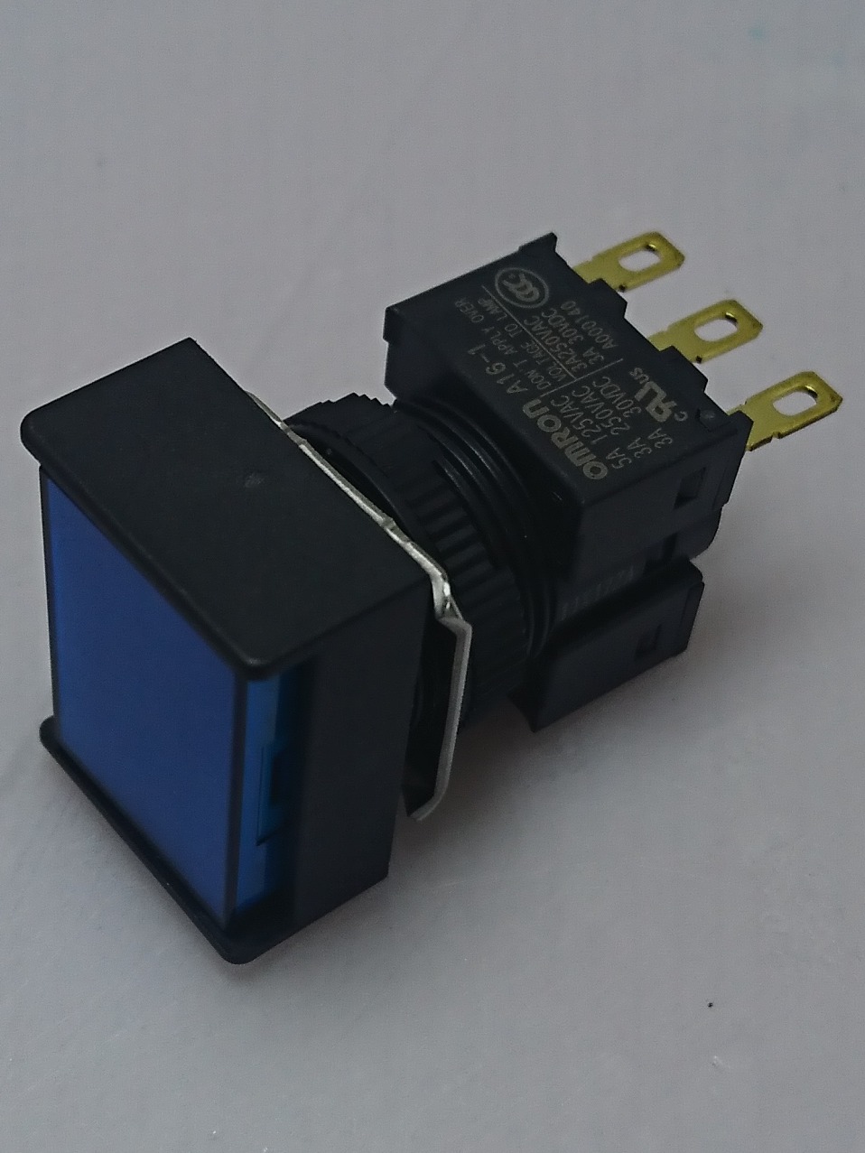 Nút nhấn phi 16mm NO, NC có đèn 24v DC (A16-1) đỏ, xanh, vàng