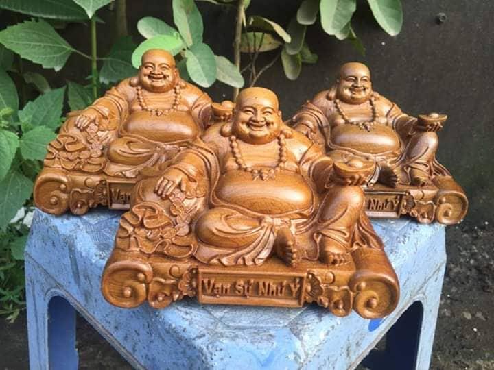 Tượng Gỗ Di Lặc Vạn Sự Như Ý