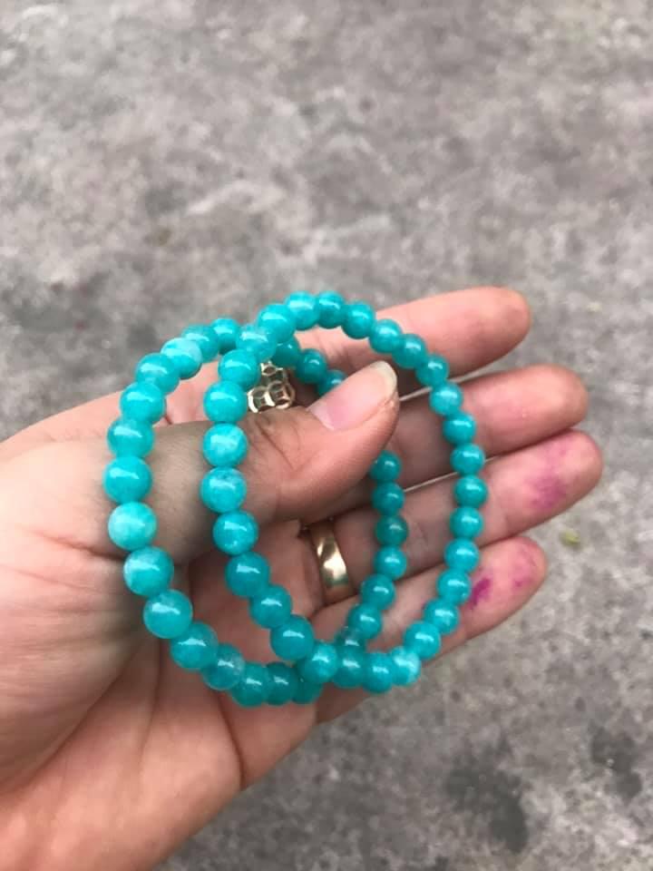 [HCM]COMBO 2 VÒNG TAY AMAZONITE 6LY