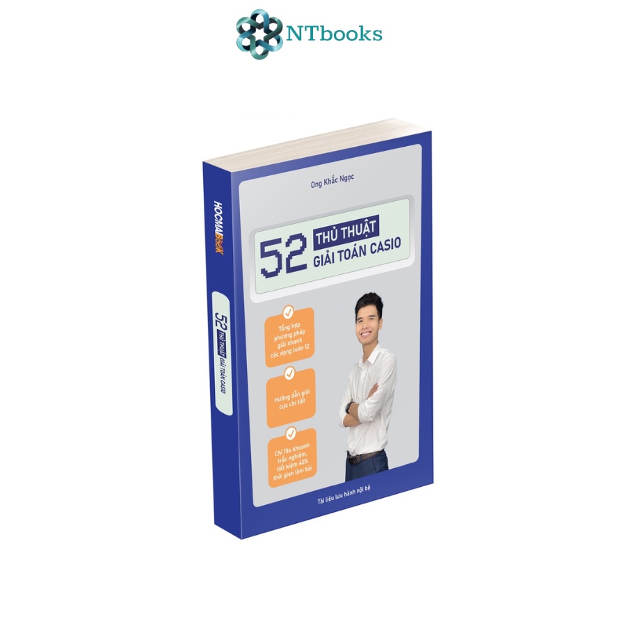 Sách 52 Thủ thuật giải Toán Casio - NTbooks