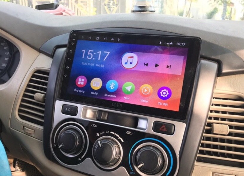 Màn hình android c2 theo xe toyota innova 2014 new giá rẻ