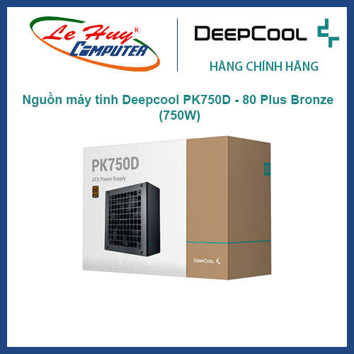 Nguồn máy tính deepcool pk750d 750w 80 plus bronze