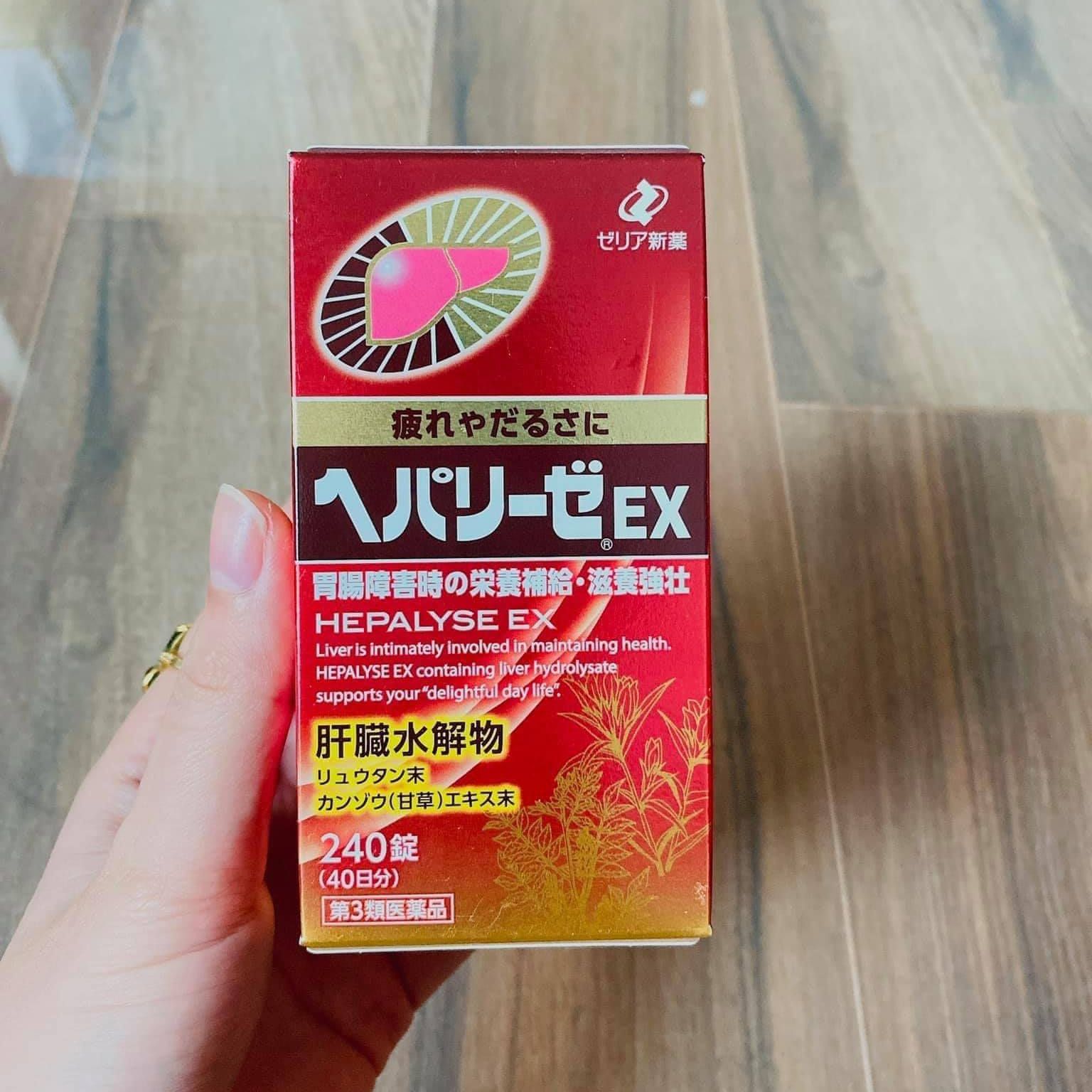 Gan đỏ 240 viên - viên uống thải độc gan, bổ gan hepalyse ex nhật bản
