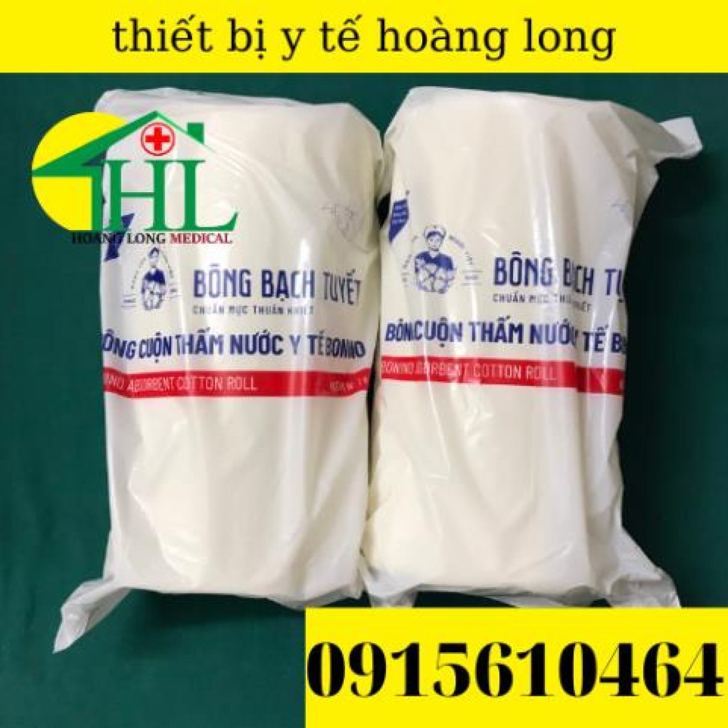 Bông Cuộn 1kg Bông Y Tế Bạch Tuyết