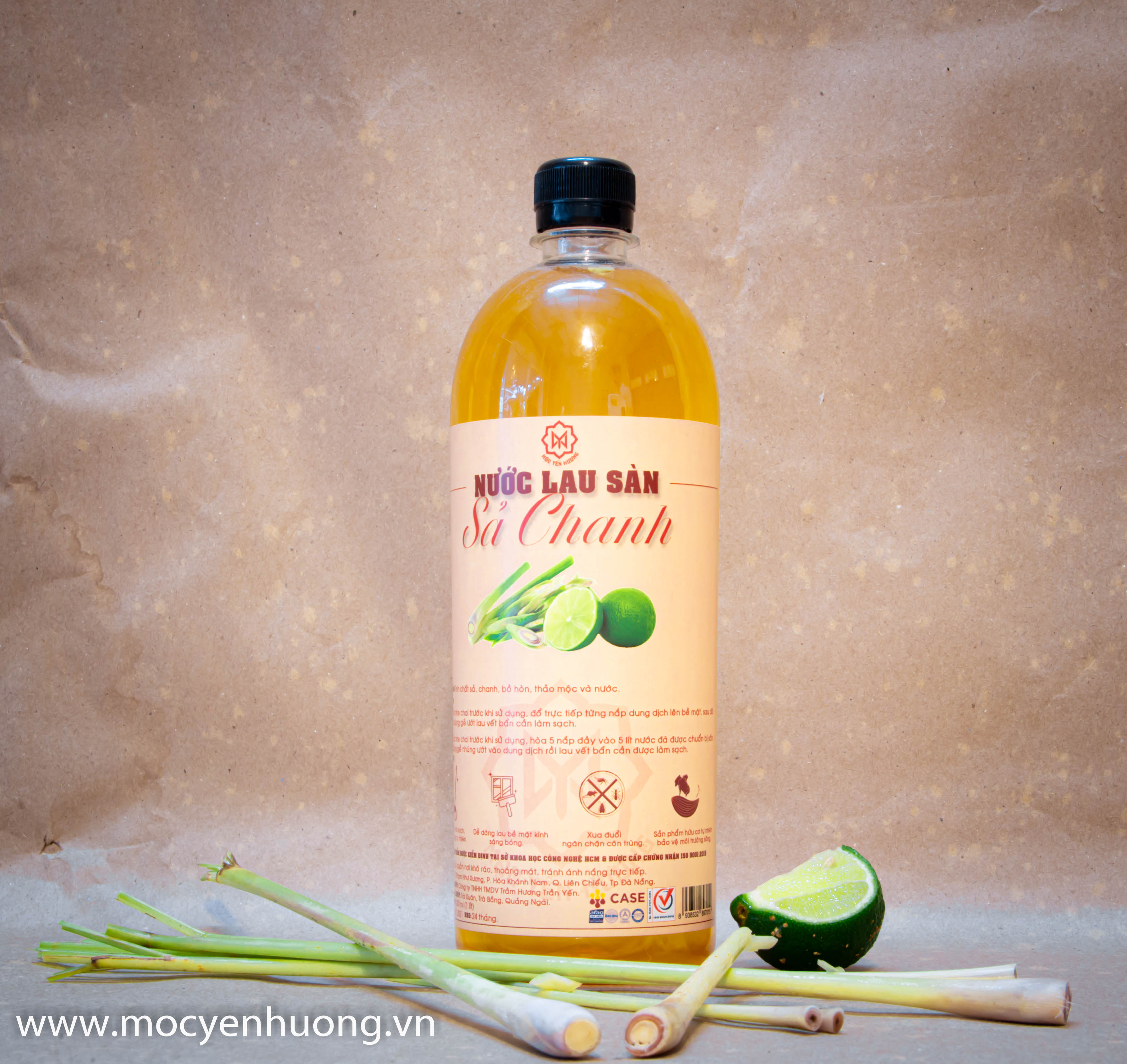 Nước Lau Sàn Sả Chanh Organic 1000ml