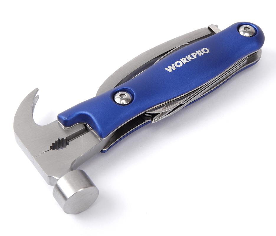 Bộ búa và dụng cụ đa năng gấp gọn 12 in 1 WORKPRO