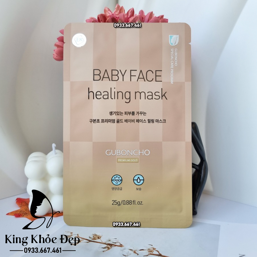 [HCM]Mặt Nạ Guboncho Baby Face Healing Mask 10 Miếng