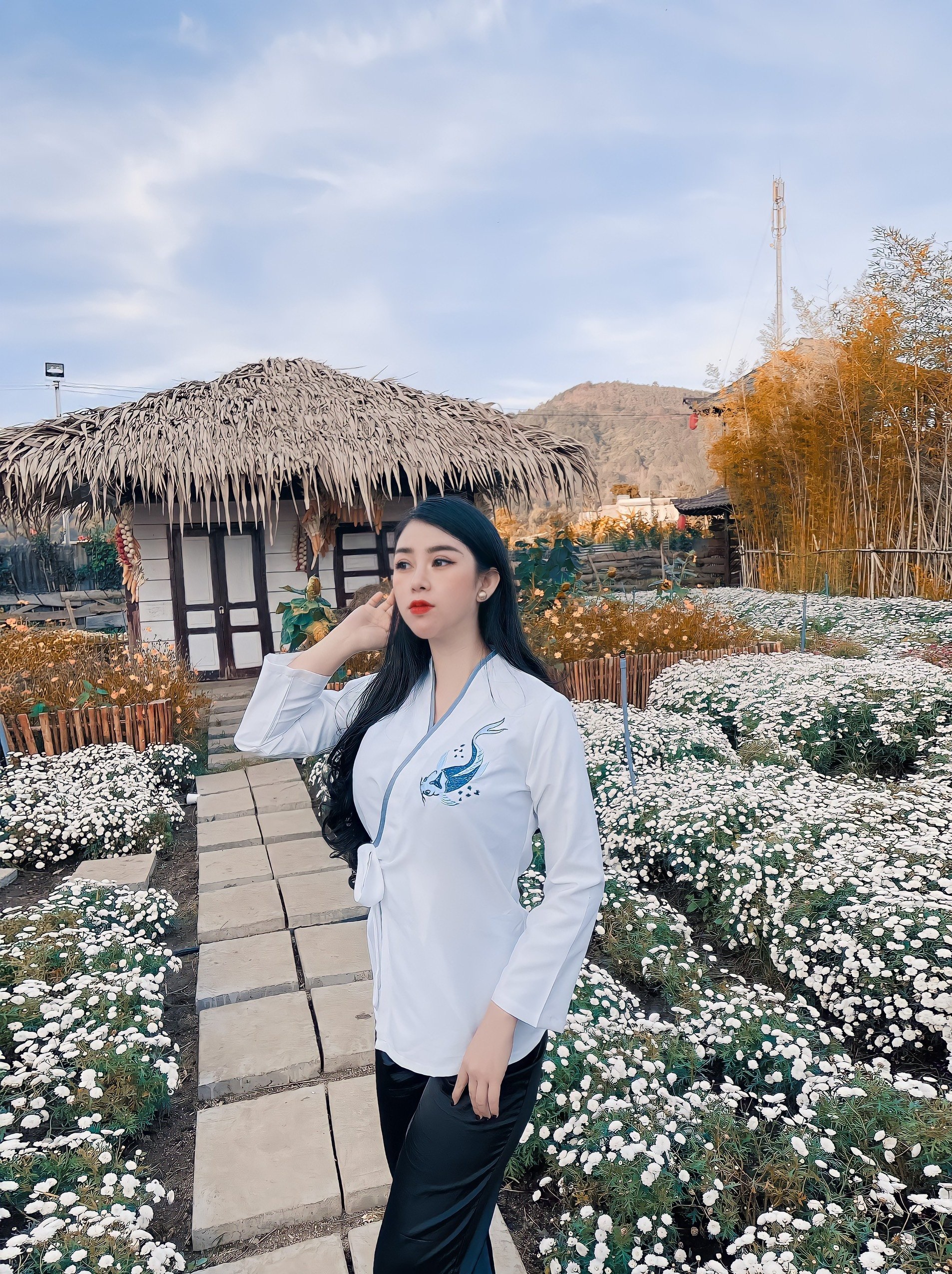 [HCM]SET ĐỒ LAM ĐI CHÙA PHỐI HỌA TIẾT CAO CẤP