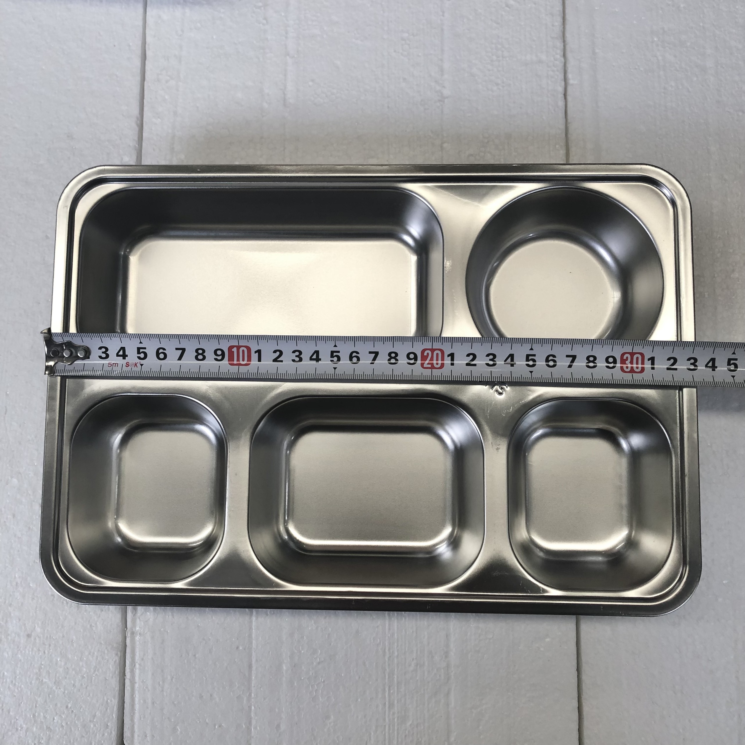 khay cơm 5 ngăn inox 304