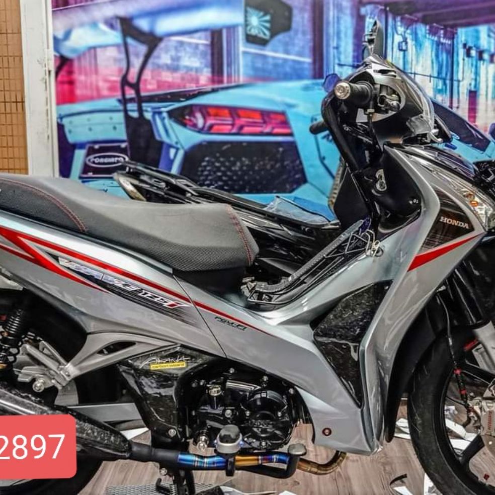 [HCM]Tem dán xe wave125i - future125i  tem rời cao cấp 3 lớp bóng