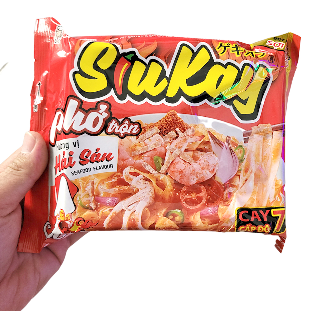 Combo 2 gói phở trộn siukay 7 câp độ 85gr Acecook