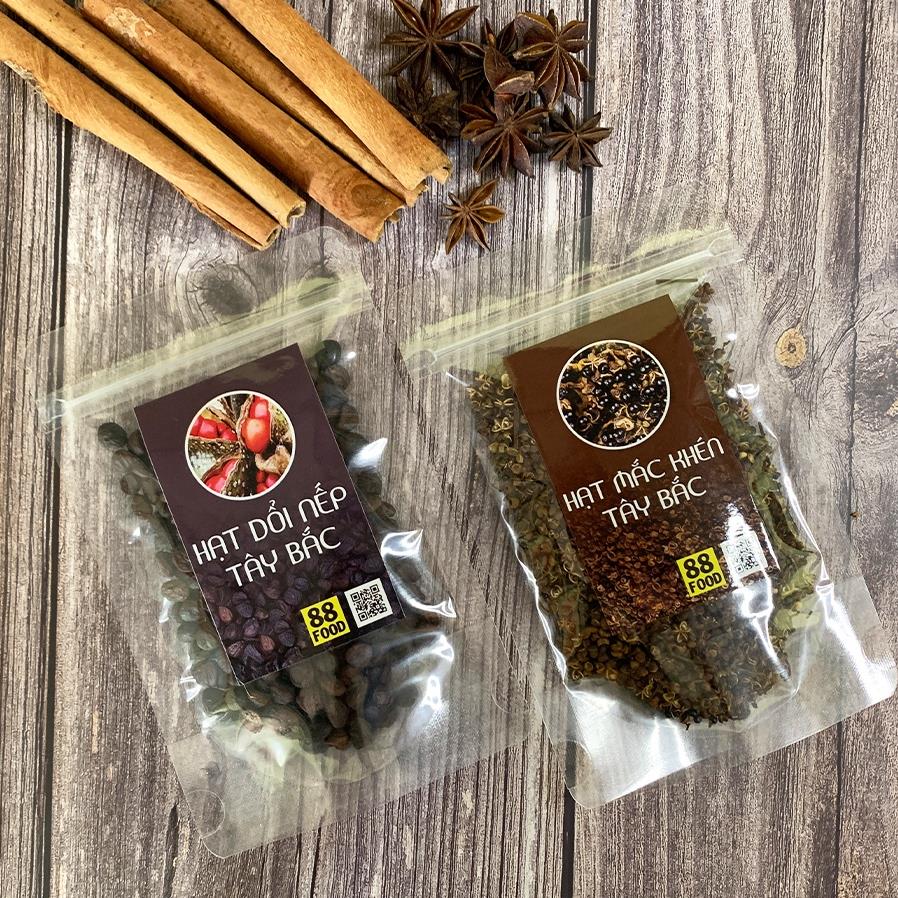 Combo Siêu Rẻ: 100 Hạt Dổi + 100g Mắc Khén (Chính Gốc Tây Bắc)