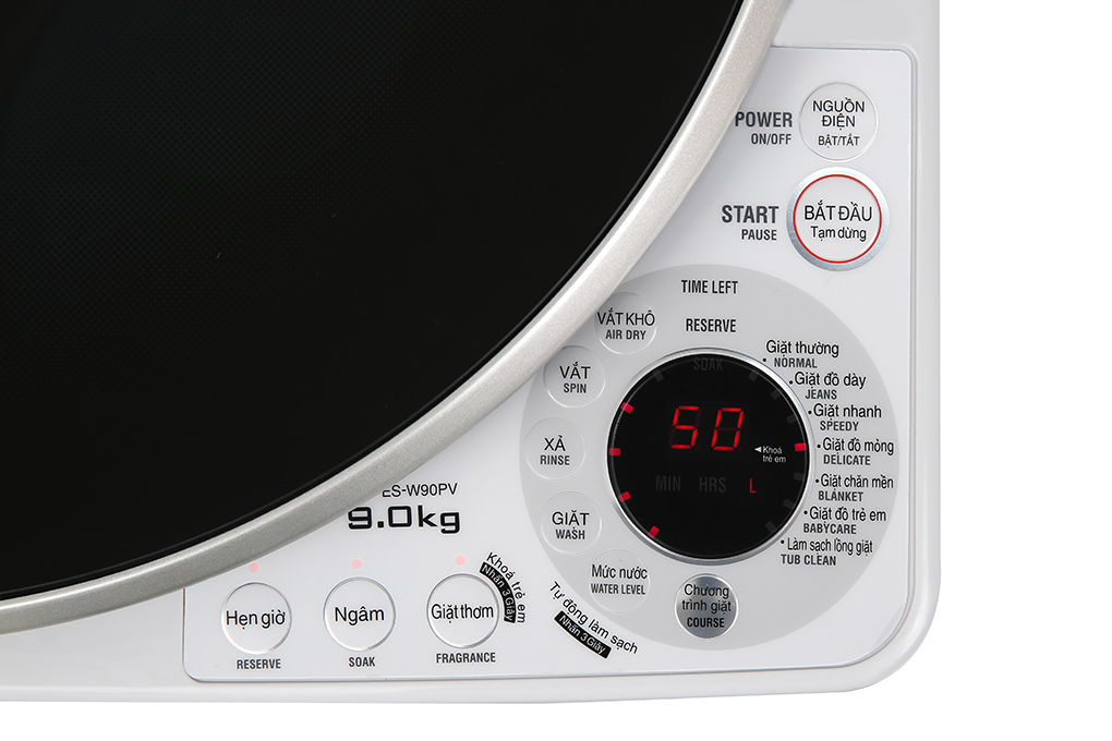 Máy giặt Sharp 9 kg ES-W90PV-H