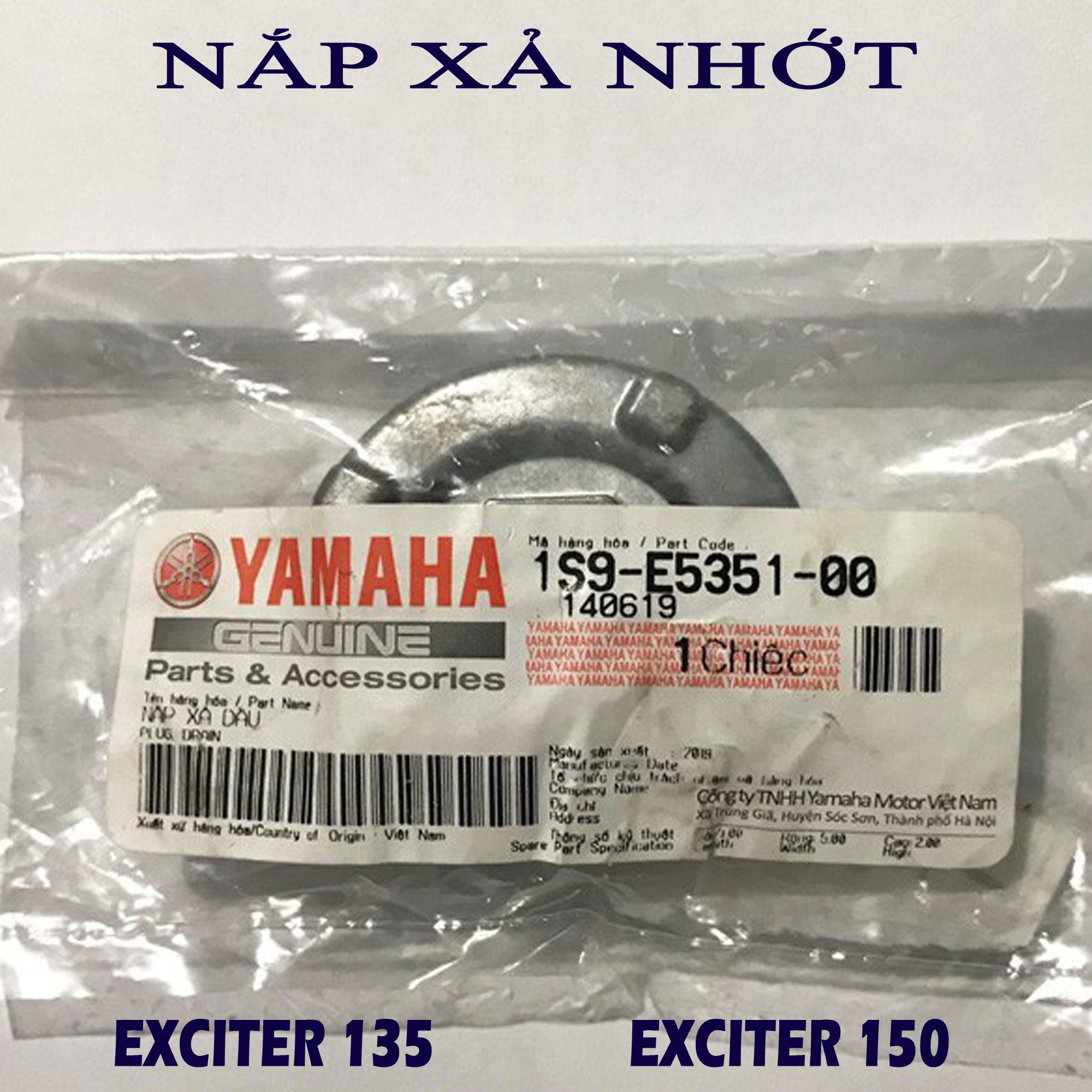 [HCM]Nắp xả nhớt Exciter 135 Exciter 150