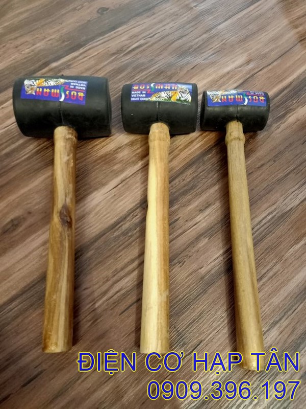 Búa cao su cán gỗ -  giá xưởng