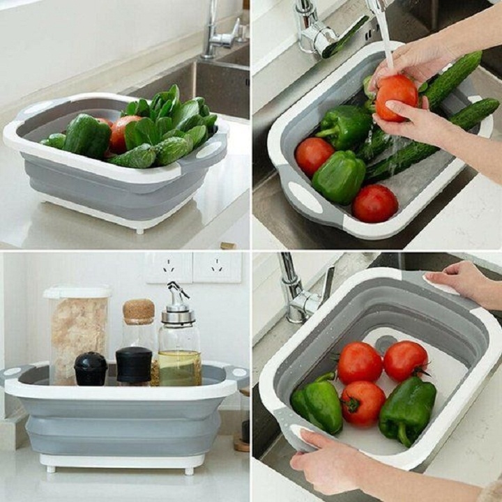 Chậu rửa gấp gọn thông minh đa năng 3in1
