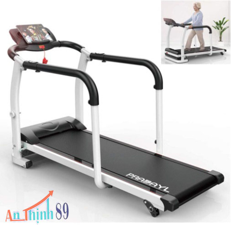 máy chạy bộ điện - máy chạy bộ gia đình, gấp gọn, yên tĩnh, phù hợp với cả người lớn tuổi