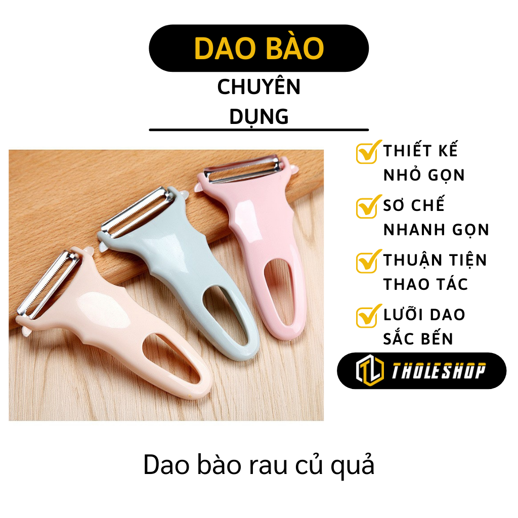 Dao Bào - Dao bào và gọt củ quả bằng inox không gỉ cao cấp - Dụng Cụ Bào Vỏ Quay 2 Lưỡi, Dao Bào Vỏ Bào Sợi Đa Năng