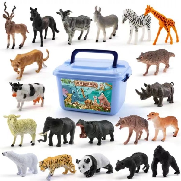 Mô hình đồ chơi động vật chân thực cho bé học tập và khám phá, sản phẩm cao cấp an toàn cho bé, bộ 58 chi tiết