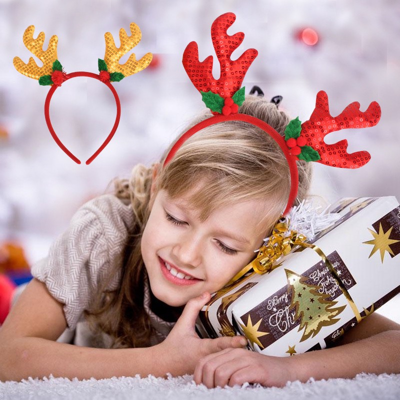 Bờm cài tóc noel - 20 mẫu bờm noel hót nhất 2021