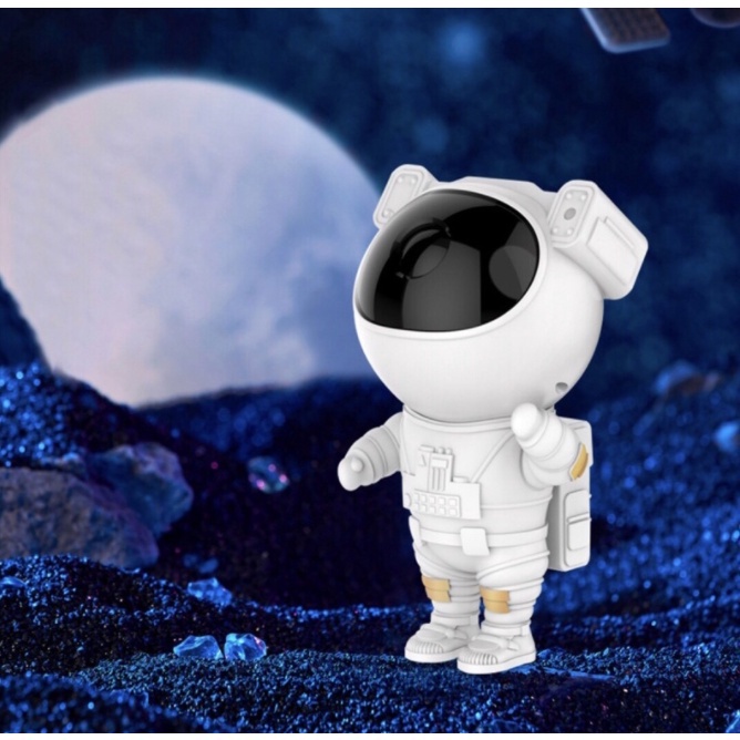 Đèn led phi hành gia đèn chiếu sao thiên hà - Để bàn dùng làm quà tặng đèn ngủ và phòng bay