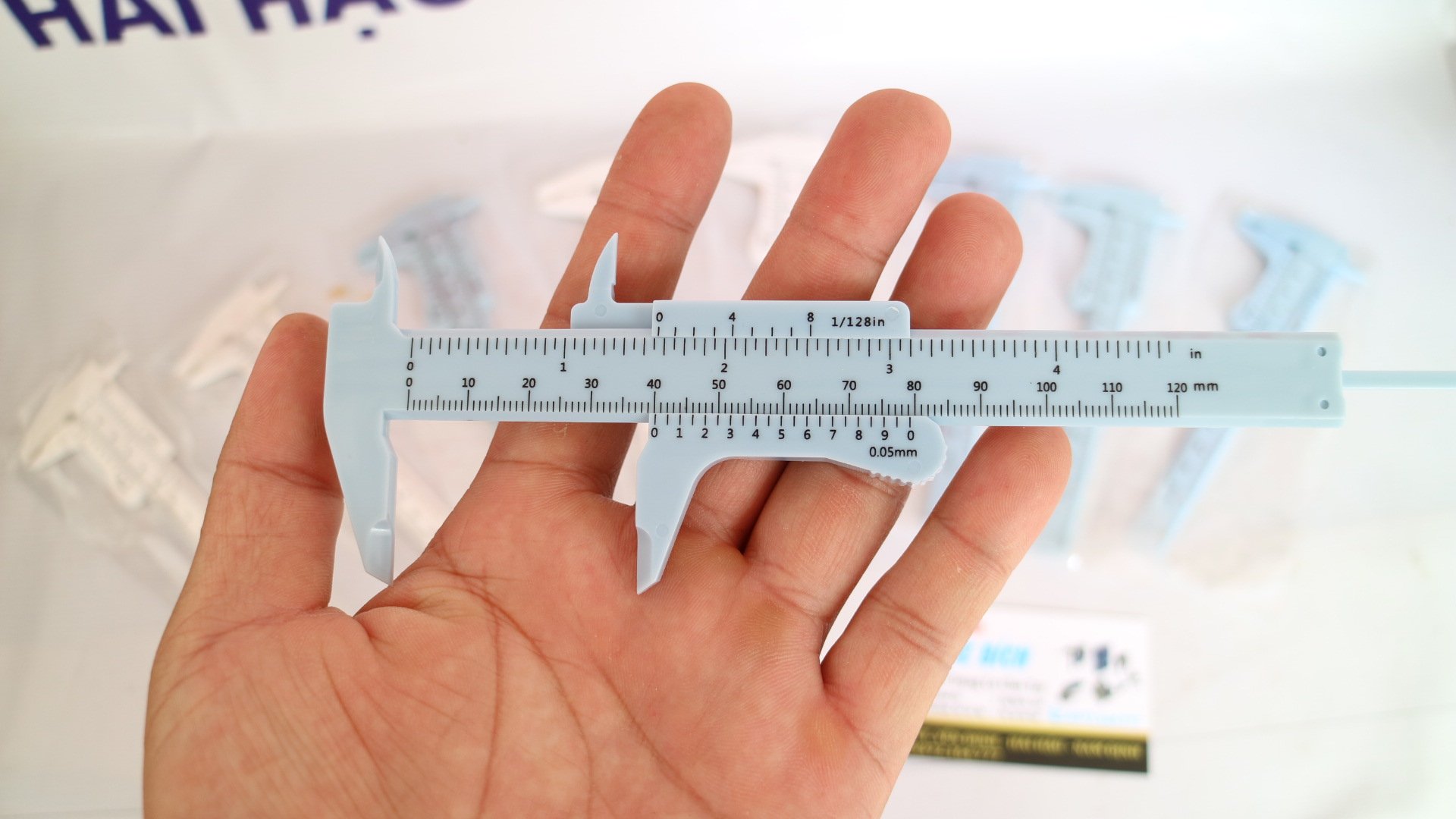 Thước Kẹp 120mm Bằng Nhựa Cao Cấp