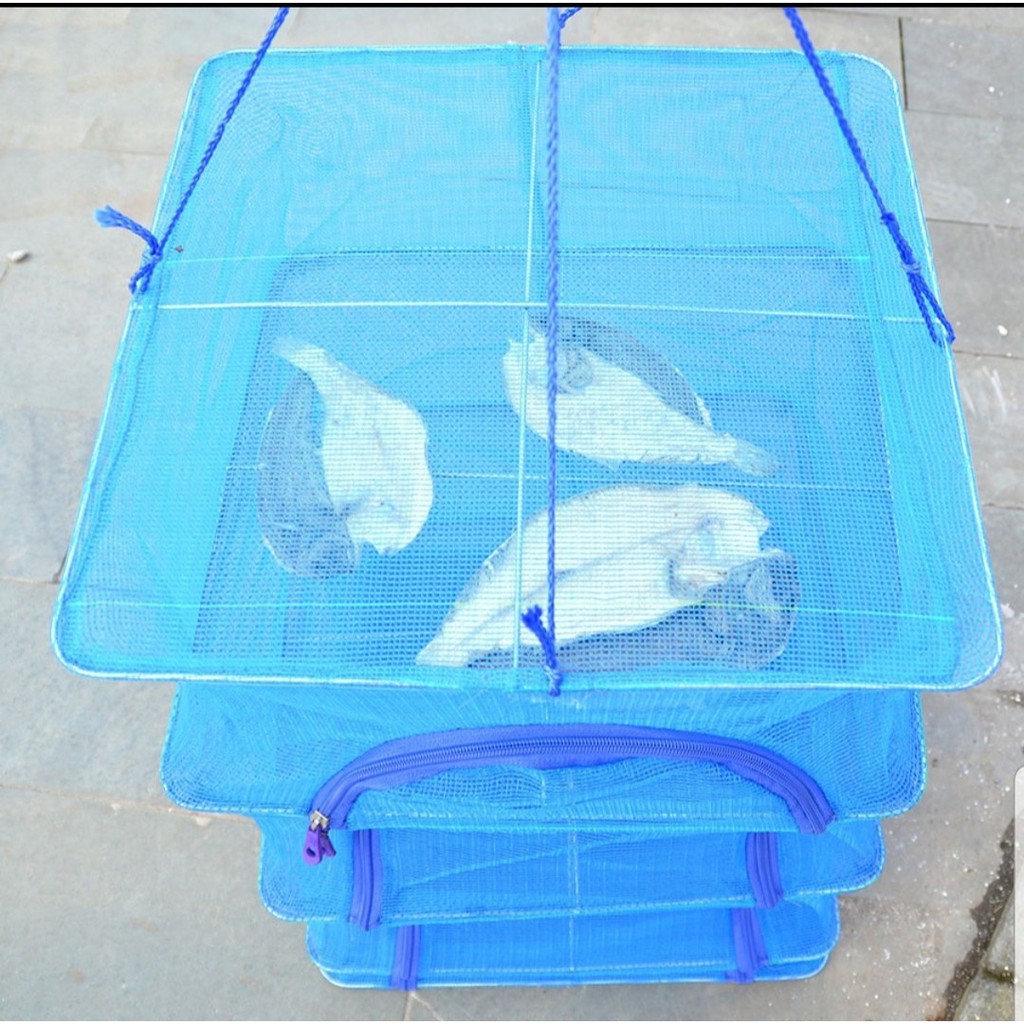 LỒNG LƯỚI PHƠI THỰC PHẨM KHÔ 4 TẦNG