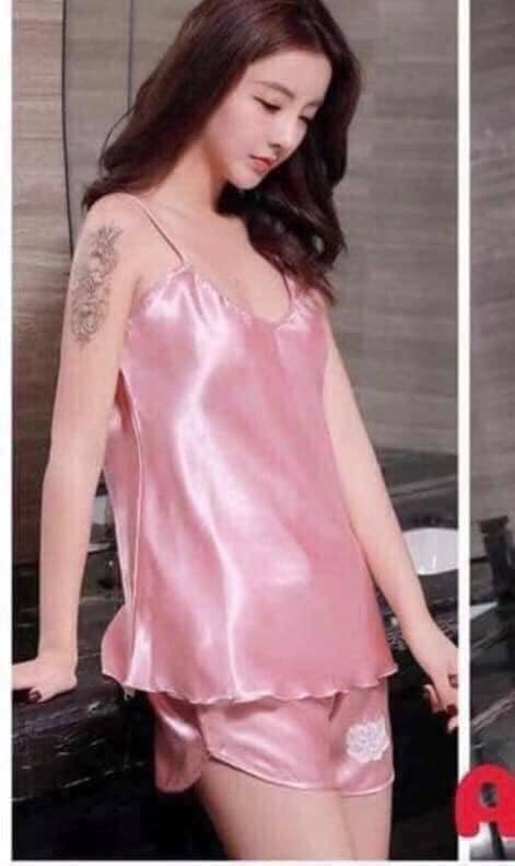 (ẢNH THẬT) BỘ LỤA 2 DÂY SIÊU XINH, THỜI TRANG 1993