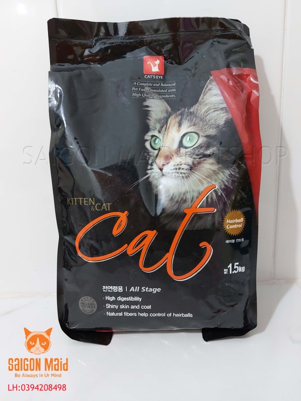 Thức ăn cao cấp dành cho mèo Cats Eye (1,5kg) nguyên túi