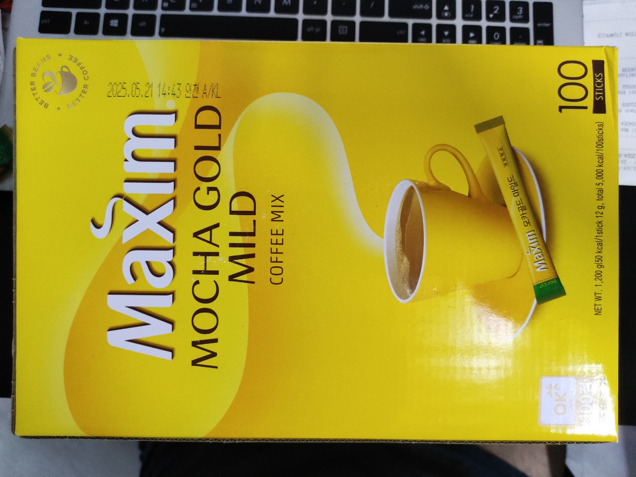 Cà phê maxim hàn quốc mocha gold mild - 맥심 커피 모카골드 마일드