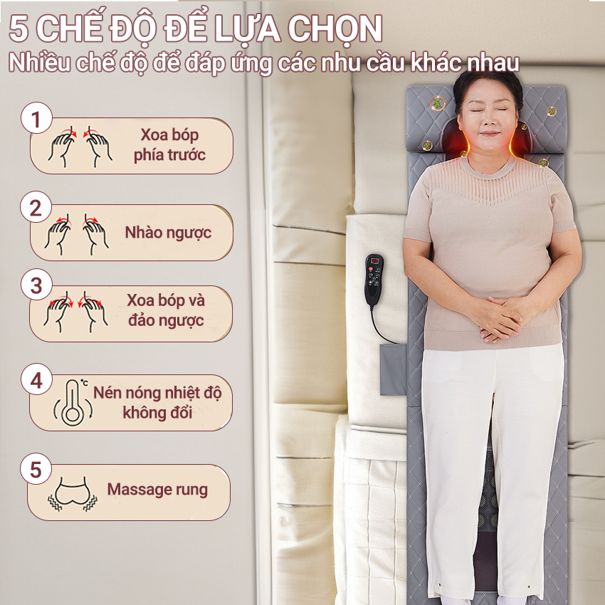 Đệm massage toàn thân