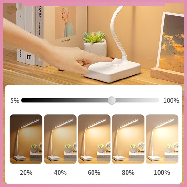 Đèn học, đèn bàn học tích điện chống cận DH06