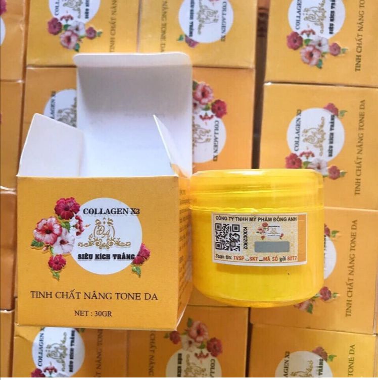 Kích trắng collagen X3 siêu đẹp.