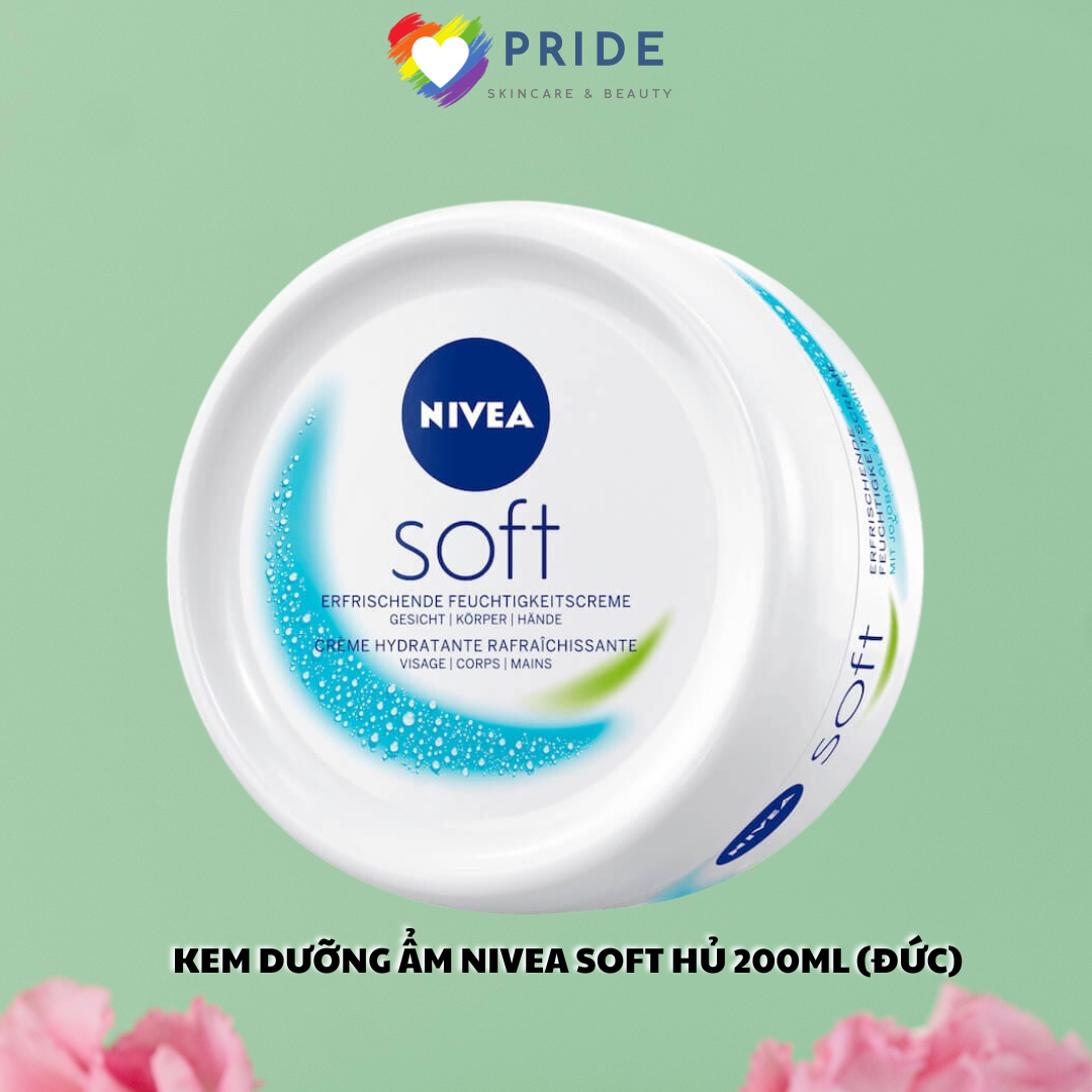 Kem Dưỡng Ẩm Nivea Soft Hủ 200ml (Đức)