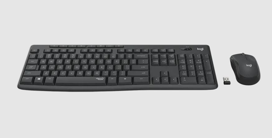Bộ phím chuột không dây Logitech MK295 Silent Chính Hãng