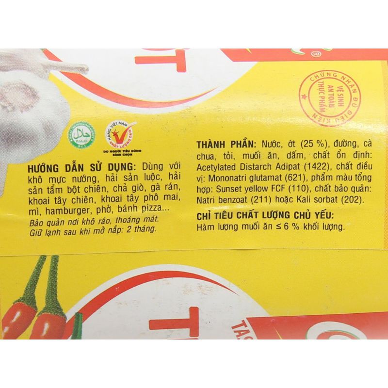 tương ớt Cholimex chai pet 270g