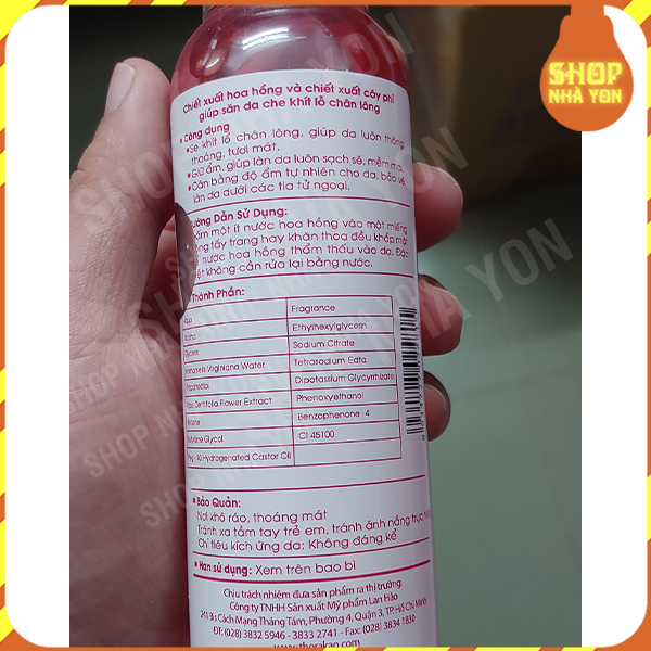 Thorakao Nước hoa hồng 150ml