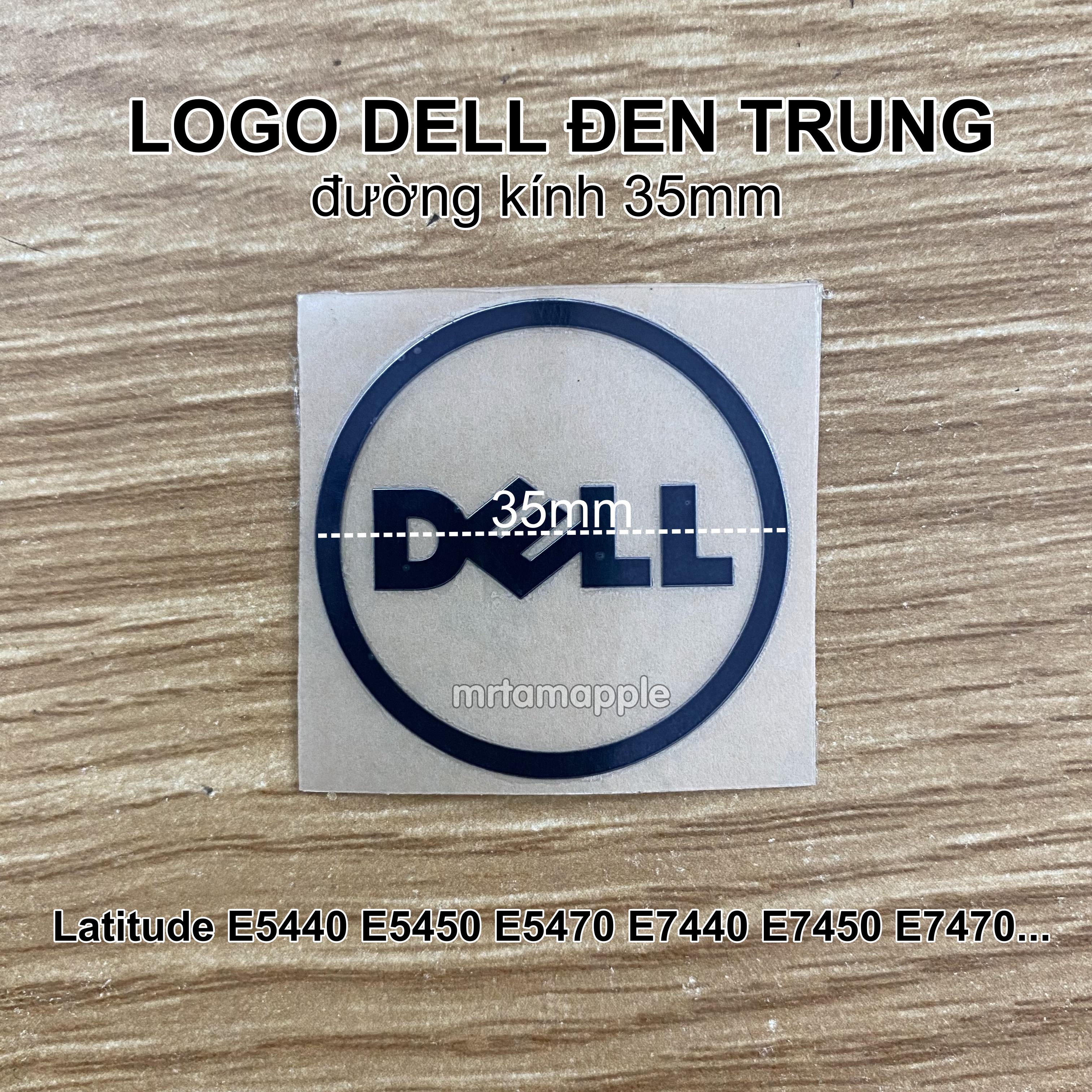 TEM DÁN STICKER LOGO DELL (BẠC, ĐEN) TRANG TRÍ MÁY TÍNH LAPTOP