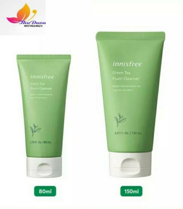 [HCM]Sữa Rửa Mặt Trà Xanh Innisfree ( mẫu mới 2019)