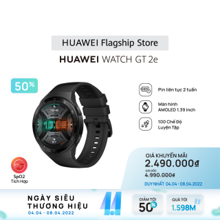 Đồng hồ Huawei Watch GT2e Pin liên tục 2 tuần đồng hồ thông minh 100 chế độ luyện tập Chế độ tự động nhận diện tập luyện Hàng Phân Phối Chính Hãng thumbnail