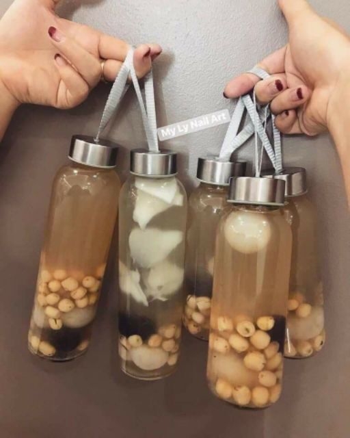 [HCM]BÌNH THỦY TINH ĐỰNG NƯỚC DETOX 500ML