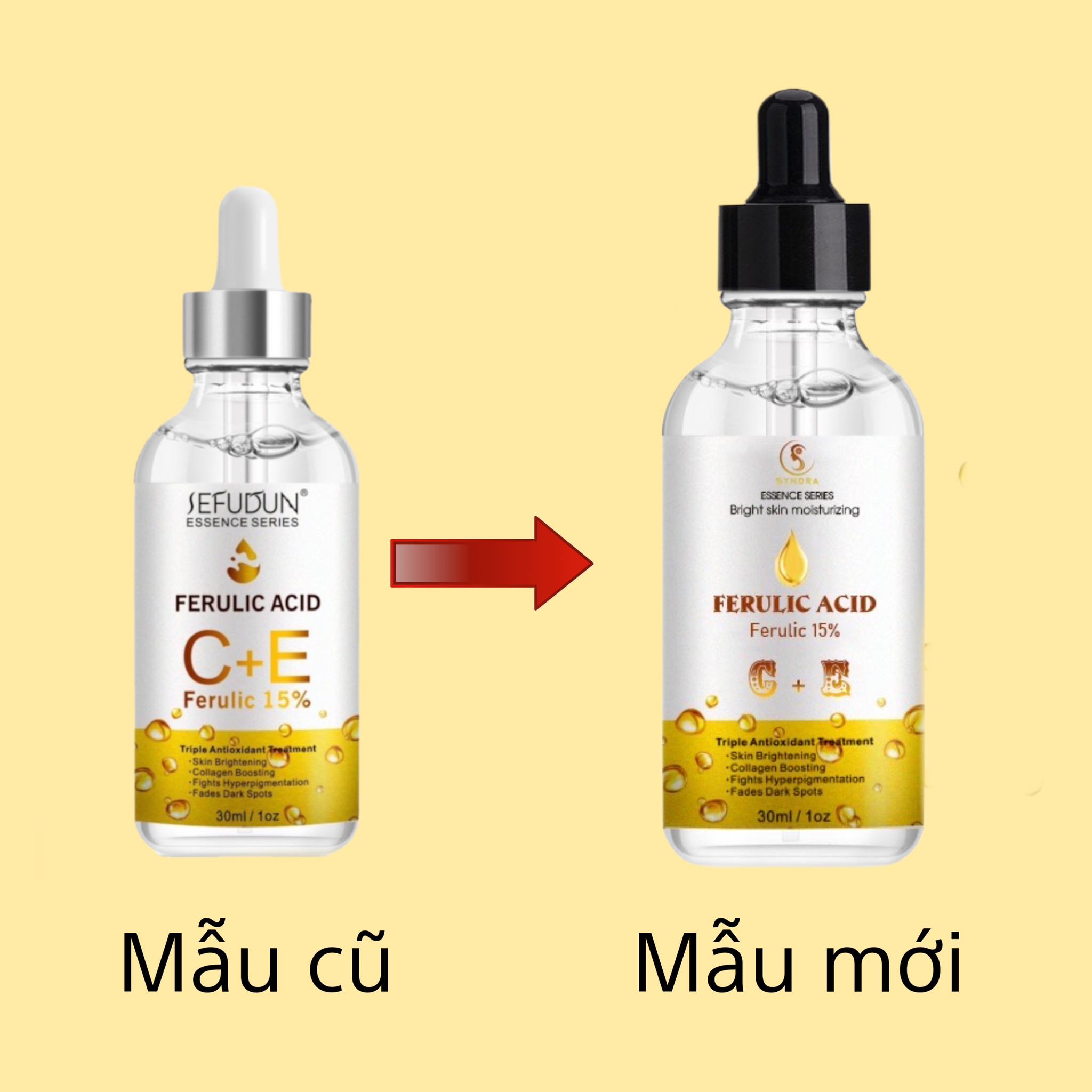 Serum tinh chất làm mờ thâm và sáng da Shine Vitamin C + E 30ml